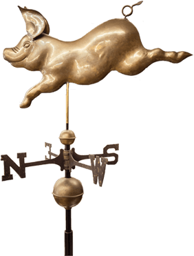 Pig Weathervane